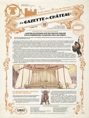 cover image of La Gazette du château (Tome 12)